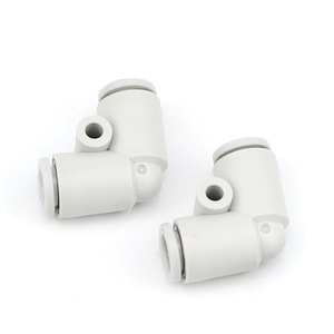 ข้อต่อสายลมแบบข้อศอกฉากขวา DDE Dade Pneumatics รุ่น KQ2L ขนาด 04 06 08 10 12 16 มม. วัสดุ PBT - Product Image 3