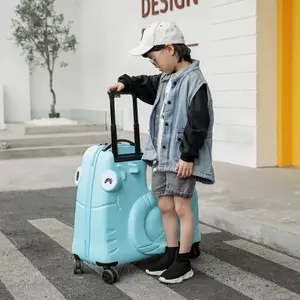 Taşınabilir çocuk moda bagaj arabası kılıfları Scooter binmek çocuklar arabası binmek çocuklar sert bavul seyahat gezisi için