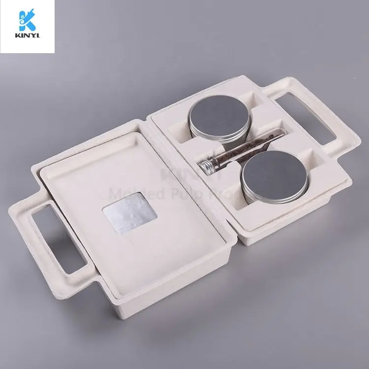 Customized Bagasse Pulp Molded Packaging Box Creative Gift Packaging Box