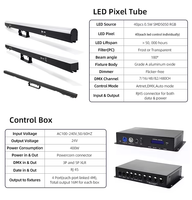 Barra de Luz LED RGB 3 en 1 DMX Artnet Programable y Personalizable al por Mayor, Tira de Luz LED de Aluminio Colorida para DJ, Discoteca y Escenario
