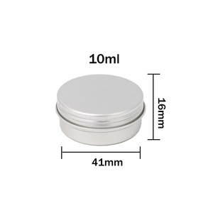 March EXPO 5ml 5g 10ml 15ml 30ml 50ml 60ml 100ml rỗng nhỏ kim loại tin có thể hộp Lip Balm nhôm tin <span class=keywords><strong>container</strong></span> cho mỹ phẩm - Product Image 3
