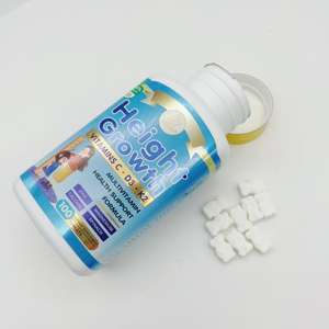 วิตามินรวมแบบเม็ด คราวน์ สูตรเพิ่มความสูงสำหรับเด็ก ยอดขายอันดับหนึ่งของ OEM ช่วยเพิ่มการดูดซึมสารอาหาร เสริมสร้างสุขภาพกระดูก - Product Image 1