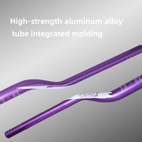 Guidon de VTT en alliage d'aluminium 31.8*720mm/780mm guidon d'hirondelle 30mm/55mm guidon de vélo de montagne guidon de cyclisme