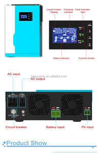 110V/220V phase divisée <span class=keywords><strong>MPPT</strong></span> inverseur batterie solaire onduleur <span class=keywords><strong>hybride</strong></span> onduleur 6000w dc à ac <span class=keywords><strong>convertisseur</strong></span> <span class=keywords><strong>5Kva</strong></span> onduleur <span class=keywords><strong>hybride</strong></span> - Product Image 2
