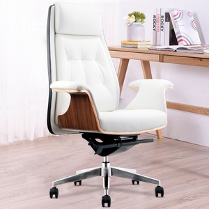 Wholesale China Black Ergonomic <b>Desk</b> Executive Chair CEO PU Leather Office Chair - Product Image 2