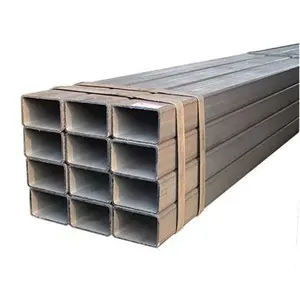 China supplier Q345 Q195 A53 S235 low hot rolled carbon steel square tube thick 1.6mm section 30*30mm carbon steel square pipe