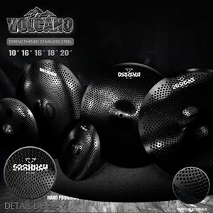 PD OEM a basso Volume materiale professionale pratica piatti Set all'ingrosso all'ingrosso di percussioni silenziose per uso domestico Set Set <span class=keywords><strong>7</strong></span> pezzi - Product Image 4