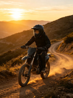 Casque de moto tout-terrain, coque en ABS, visière transparente, casque intégral