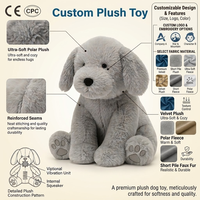 Peluche Teckel lestée personnalisée OEM de haute qualité, en fausse fourrure, douce, compagnon, jouet en peluche pour enfant
