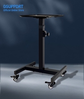 Support de projecteur universel Z05 30 kg avec plateau et roulettes pivotantes à 360 degrés, chariot de transport 30 kg