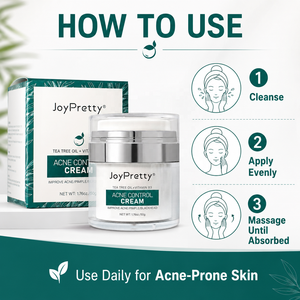 Crema para el Control del Acné OEM <span class=keywords><strong>de</strong></span> Marca Privada con Árbol <span class=keywords><strong>de</strong></span> Té, Vitamina B3 y Ácido Salicílico, Crema para el Tratamiento <span class=keywords><strong>de</strong></span> Puntos Negros y Espinillas para Piel Grasa - Product Image 6
