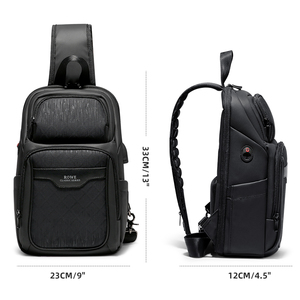 Bolsas Masculinas FENRUIEN com Alças, Bolsa de Ombro Multifuncional, Durável em Tecido de Poliéster, Bolsa de Presente Luxuosa 2026, Bolsas Pretas - Product Image 3