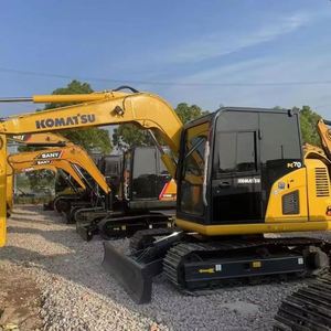 Maquinaria Usada de Japón, Excavadoras de Cadena Komastu con Certificación CE, con Cucharón, PC70, 7 Toneladas, Excavadora de Segunda Mano - Product Image 1