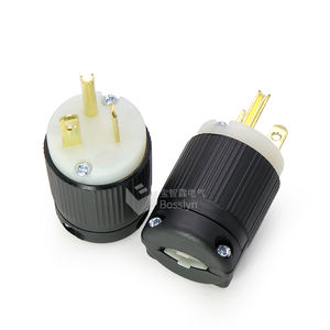 Spina Elettrica Industriale Nema 5-20P in Nylon Super Resistente/Spina Elettrica Americana Diritta/Nema 5-20P - Product Image 1