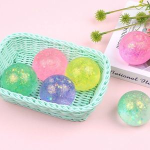 Malt Sugar Filled Stress Relief <b>Ball</b>, Decompression Crystal <b>Squeeze</b> Squishy <b>Ball</b> Slow Rebound Fidget Toy - Product Image 2