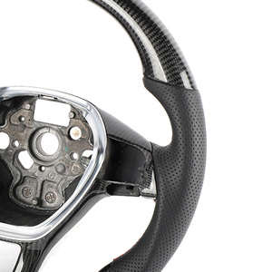 Volant en fibre de carbone à fond plat pour VW MK7 <span class=keywords><strong>DSG</strong></span> <span class=keywords><strong>Golf</strong></span> 7 <span class=keywords><strong>Golf</strong></span> 7.5 <span class=keywords><strong>Golf</strong></span> <span class=keywords><strong>6</strong></span> POLO GTE <span class=keywords><strong>GTI</strong></span> GLD GTS GLI - Product Image 4