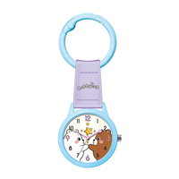 Montre de poche rétro de luxe en bronze à cadran ouvert, pendentif unique, personnalisée, vintage, à quartz, avec chaîne, cadeau, à remontage manuel, pour enfant