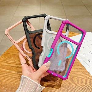 Funda Magnética Inalámbrica 2 en 1 para Teléfono, Estilo Ins, Translúcida, Antigolpes, para iPhone 17 Pro Max - Product Image 5