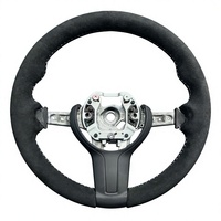 Volant de direction de style M Sport en fibre de carbone véritable, cuir Nappa perforé pour BM/W Série 3, Série 5, M2, M3, M4, remplacement direct