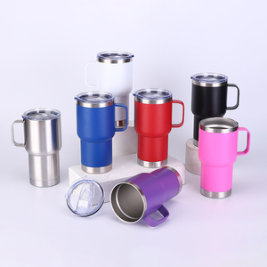 Biểu tượng tùy chỉnh 30oz/40oz du lịch nhiệt Mug thiết kế cách điện ngoài trời cắm trại nước Tumbler xách tay đôi tường Tumbler bán buôn - Product Image 4
