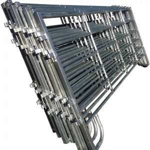 12 फीट पाउडर लेपित धातु गोल पेन मवेशी कोरल पशुधन फार्म हॉर्स पैनल - Product Image 2