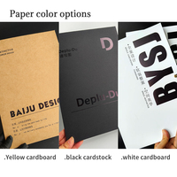 Carpeta A4 Personalizada Hecha de Papel Especial de Primera Calidad, Almacenamiento de Documentos, Compatible con Varios Procesos de Impresión