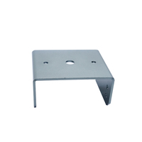 Pince de table de bureau personnalisée forme de support en U support d'estampage en acier pièces détachées pour machines de fabrication de produits céréaliers