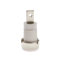 Soket Pisang 4MM, Soket Terminal Instrumen Arus Tinggi, Soket Betina untuk Uji Panel Pengaman Solder