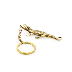antique copper tea set small ornaments tea pet brass gecko antique bronze keychain pendant