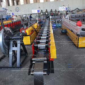 Equipo de fabricación de perfiles de persiana personalizada, máquina formadora de rollos de viga inferior de puerta enrollable para producción de rieles de acero - Product Image 6