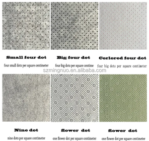 Kim Nỉ Màu Nâu Đục Lỗ Vải Không Dệt Với Điểm Hoa Hồng <span class=keywords><strong>PVC</strong></span> Chống Trượt Cho Lớp Lót Thảm - Product Image 2