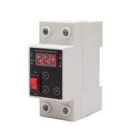 30A 40A 50A 63A 80A 100A 220V 110V 230V Rail Din Réglable Surtension et Sous Tension Dispositif De Protection Relais De Protection
