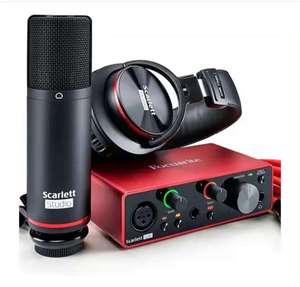 NUEVO <span class=keywords><strong>Focusrite</strong></span> <span class=keywords><strong>Scarlett</strong></span> Studio 2.ª Generación, Interfaz de Audio USB y Paquete de Grabación con Pro Tools - Product Image 1