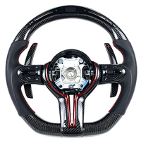 Volant en fibre de carbone véritable personnalisé pour BMW Série 7 F10 X3 X4 GT M4 M3 M5 X4M F30 M6 M1 F20