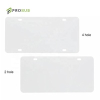 Plaques d'immatriculation en aluminium vierges pour sublimation, impression personnalisée, vente en gros, 3''*6''