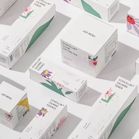 Boîtes en carton de luxe pour présentoir de comptoir, emballage de masques faciaux et cosmétiques
