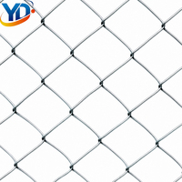 Valla de Cadena para Cancha de Baloncesto, Acero al Carbono Bajo Galvanizado en Caliente, Resistente a Impactos, Barrera de Seguridad para Parques Deportivos