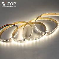 Bande LED DMX512 24V de 12 mm de large, RVB, couleur de rêve, programmable, numérique, adressable, pour scène, fête, décoration intérieure