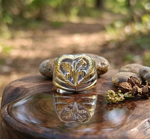 Elegant Gold Plated Copper Brass Men's <b>Ring</b> Fashion Jewelry Classic <b>Finger</b> <b>Ring</b> for Festival Wedding Celebration Anniversary - Product Image 1