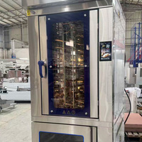 Horno de Convección Eléctrico Comercial de Acero Inoxidable con 10 Bandejas, Horno Eléctrico para Hornear con Bandejas de 60x40cm, Horno de Convección Rotatorio de China