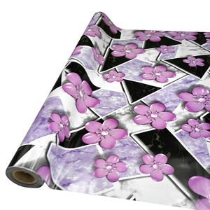 Revêtement de sol en vinyle PVC imprimé, motifs populaires, usine en Chine, Qingyuan, rouleau de linoléum plastique, revêtement de sol, tapis, feuille - Product Image 1