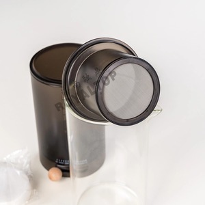 Mini cafetière portable à infusion froide tasse unique cafetière manuelle en verre à service unique <span class=keywords><strong>pour</strong></span> le camping et les voyages café glacé - Product Image 5