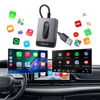 Adaptateur sans fil CarPlay Android Auto Plug and Play, Reconnexion automatique, Commutation à une touche, BT 5.4, Garantie 1 an