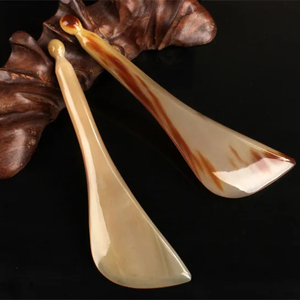 عصا كشط للعضلات من الفولاذ المقاوم للصدأ من Ox أداة تجميل لاستخدام الوخز بالإبر للجسم تصميم لوح عالمي للنساء - Product Image 1