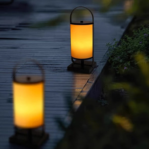 Lampe de jardin LED rechargeable, étanche, pour extérieur, allée, villa, cour, aménagement paysager - Product Image 1