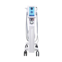Appareil de beauté vertical 6-en-1 à jet d'oxygène à bulles, pour lifting cutané, hydratation du visage et soin par froid (marteau froid)