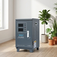 Stabilisateur de tension automatique monophasé 110-250V 5000W 5KVA avec protection complète AVR pour moteur, 220V AC, en cuivre SVC