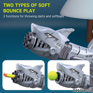 Vente en gros OEM/ODM : Pistolet jouet requin puissant pour enfants, en plastique, avec balles en mousse EVA sûres et anti-stress, <span class=keywords><strong>à</strong></span> bas prix - Product Image 3