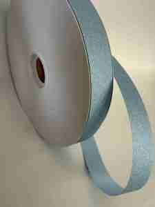 Light Blue Glitter Satin <b>Ribbon</b> Spool Solid Woven Craft Gift Decoration 22mm Width homecoming mums <b>ribbon</b> mums <b>ribbon</b> DIY - Product Image 3