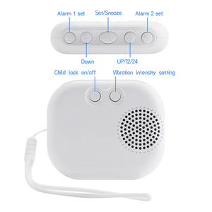 Despertador digital básico moderno con pantalla de vibración para personas que duermen mucho Despertar con vibración - Product Image 4